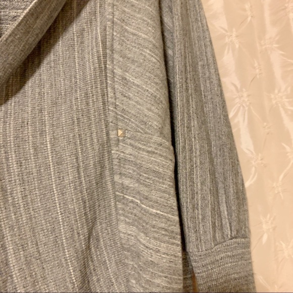 Aritzia Wilfred Diderot Cocoon Open Front Cardigan Grey - Picture 4 of 14